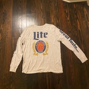 Cool Miller Lite long sleeve T-shirt, XL.